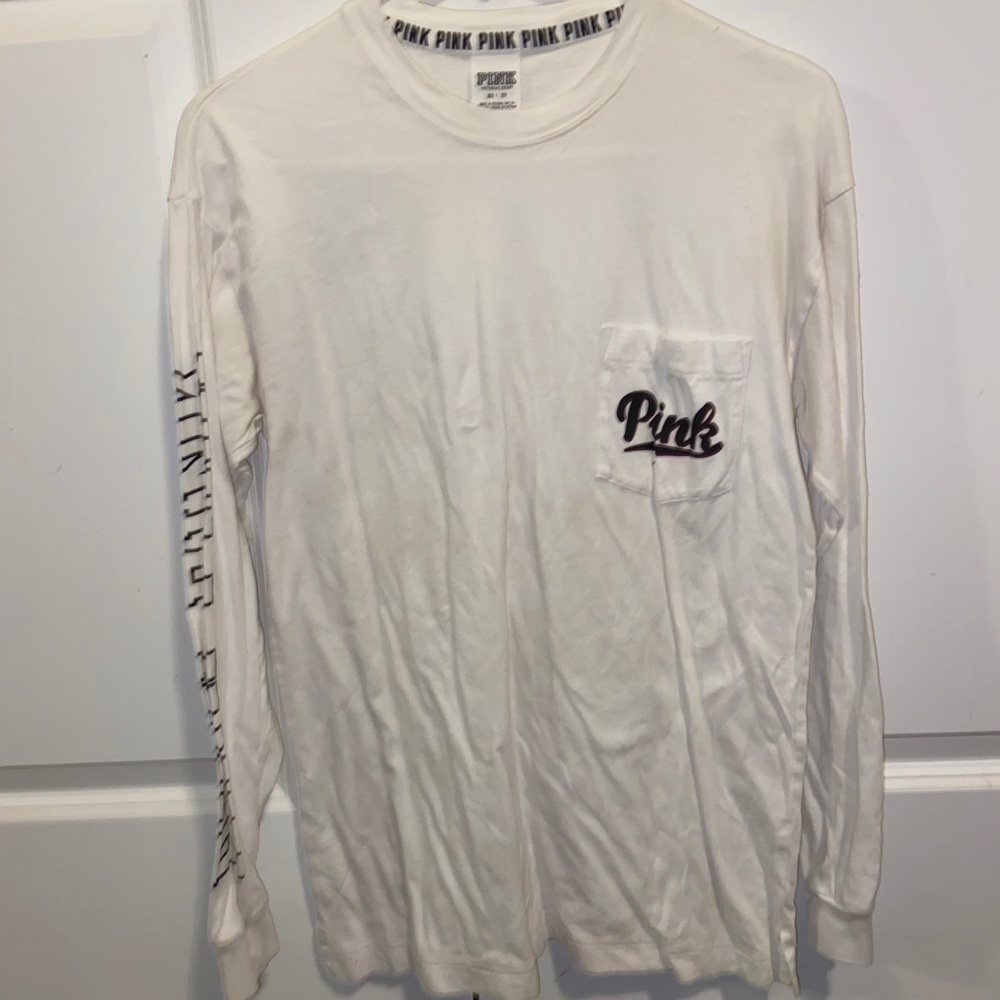 White long sleeve oversized shirt